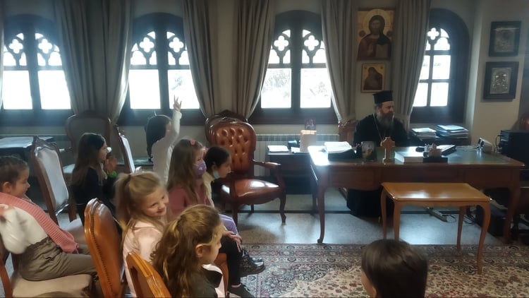 Ученици от Гоце Делчев се срещнаха с митрополит Серафим