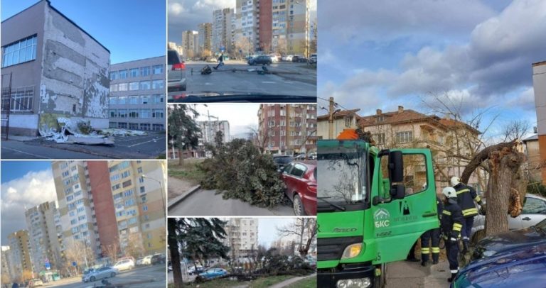 Ураган със 130 км в час помита много градове в България