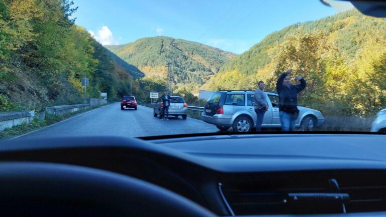 Тежко ПТП преди село Места!