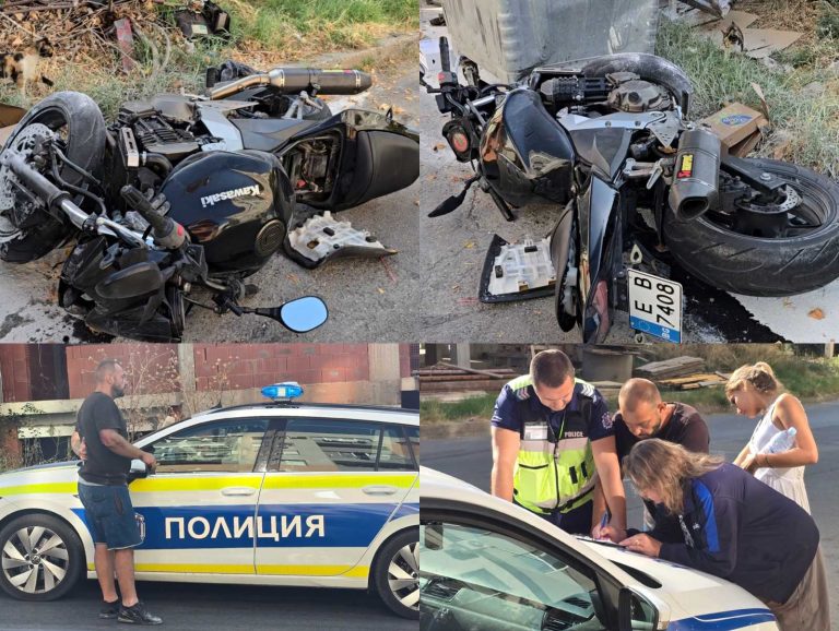 Mоторист с 1,80 промила се заби в контейнер в Струмско
