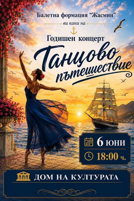 „Танцово пътешествие“ – годишният концерт на Балетна формация „Жасмин“