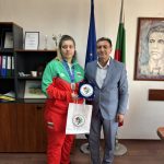 Кметът на Гърмен Феим Иса посрещна световната медалистка по самбо Айлин Шерифова