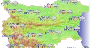 Времето във вторник